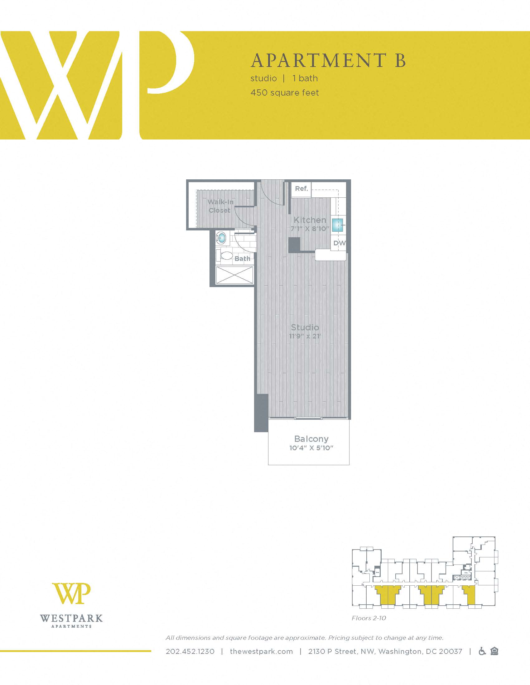 2130 P Street Studio-2 Beds Apartment for Rent - Photo Gallery 13